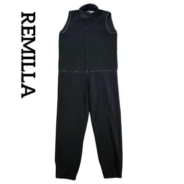 REMILLA 레미라 플리스 원단 점프수트 작업복 사이즈 L 블랙