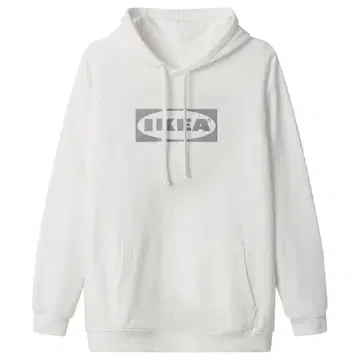 IKEA 후드티 화이트 L/XL 미사용 새상품