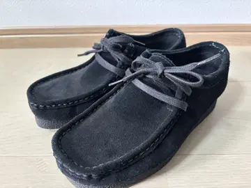 Clarks Wallabees 블랙 23.5cm