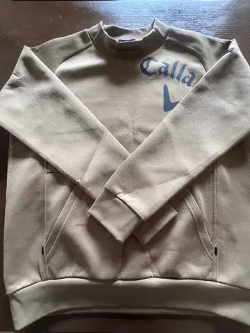 Callaway 베이지 골프 트레이닝복 여성용 M 사이즈