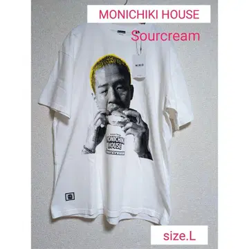 MONICHIKIHOUSE sourcream 화이트 T셔츠 YENTOWN