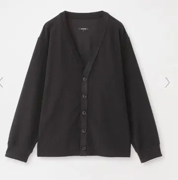 러브리스 코드 피케 가디건 블랙 미사용 새상품