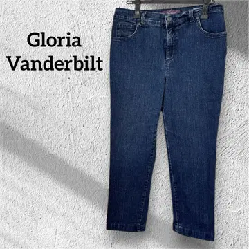 Gloria Vanderbilt 다크 블루 스트레이트 레그 데님 12