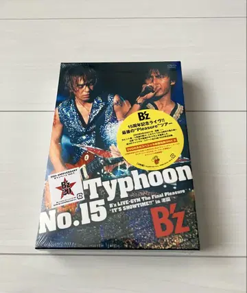 [ 미개봉 새상품 ] B'z Typhoon No.15 DVD 3매 세트