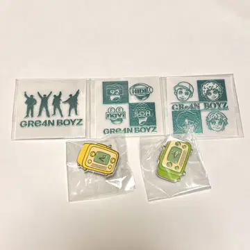 132. GRe4N BOYZ 마키에 씰 핀 배지