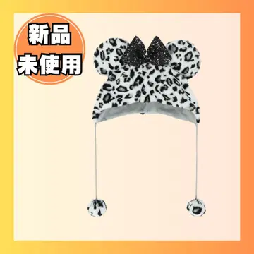 [미사용 새상품] 디즈니 미니 팬캡 레오파드