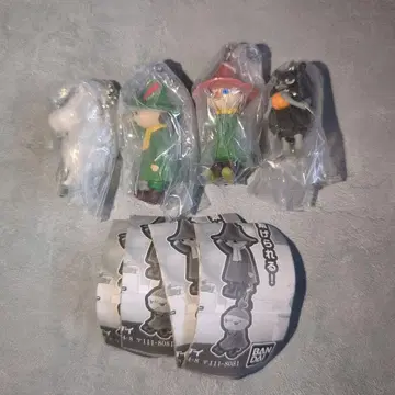 무민 가챠가챠 츠만데츠나게테 마스코트 4종 가챠 스나프킨