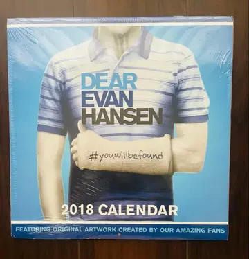 DEAR EVAN HANSEN 2018 CALENDAR 브로드웨이