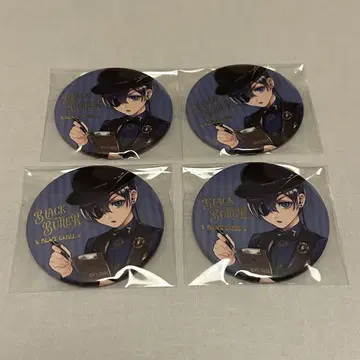 흑집사 비터래빗 카페 캔뱃지 시엘 비터래빗 블랙 라벨