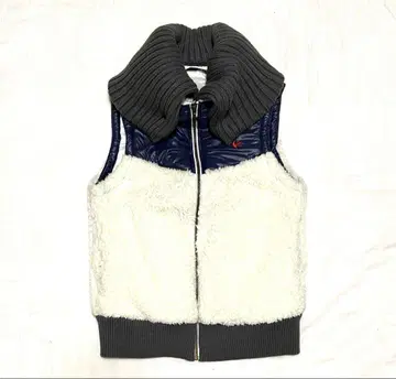 [새상품] le coq sportif 여성용 베스트 화이트/네이비