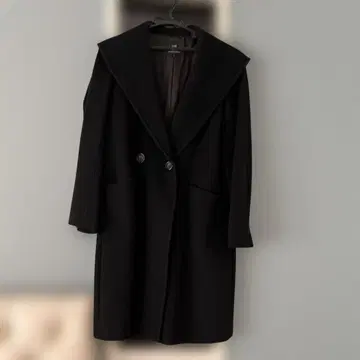 23구 블랙 롱 코트