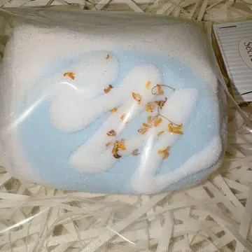 극소 자라메 스카이블루 크림 케이크 (흐릿한 봉투)
