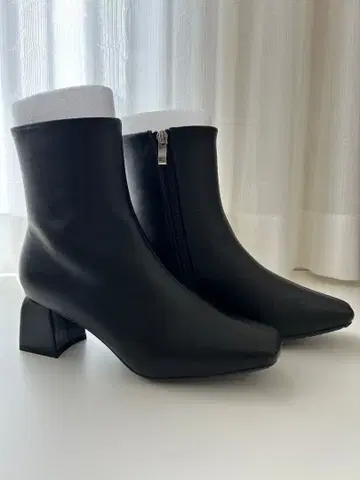 EVOL 이볼 센터 심 스퀘어 부츠 블랙 23.0cm