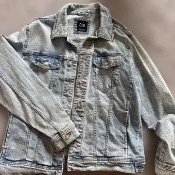 ZARA 라이트 블루 데님 자켓 EUR XL
