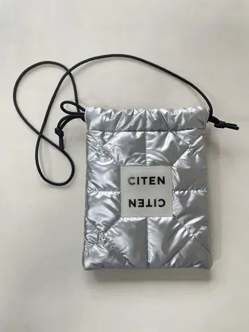 CITEN 실버 복조리형 숄더백