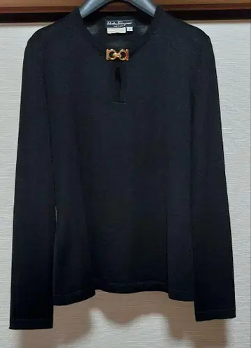 Salvatore Ferragamo 블랙 간치니 니트