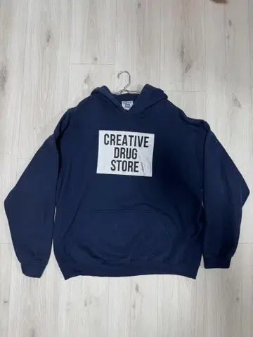CREATIVE DRUG STORE 후드티 XL 네이비