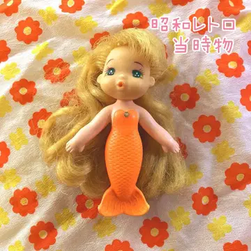 쇼와 레트로 찰박찰박 인어짱 펄짱 타카라 1980 당시물 레어