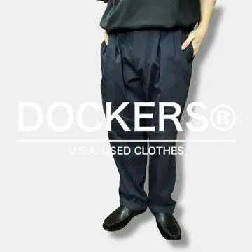 00s USA 구제 의류 DOCKERS 와이드 2턱 팬츠 CP1-927