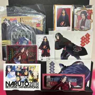 [ NARUTO 돌풍전 ] 우치하 이타치 베이스 야드 도쿄 외 굿즈 세트