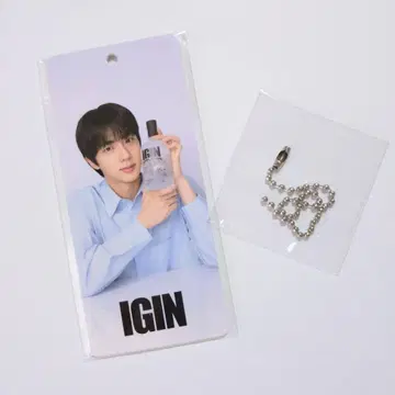 IGIN 일본 한정판 팝업 보틀넥 택 4개 BTS JIN
