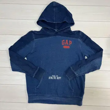GAP 다크 블루 후드 부착 후드티