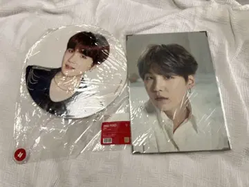 BTS SUGA 부채 프리미엄 사진 세트
