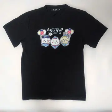치이카와 캐릭터 T셔츠 M 블랙