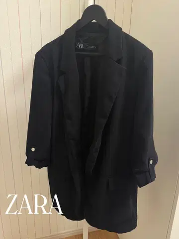 ZARA 블랙 7부 소매 자켓