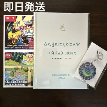 Pokemon LEGENDS ZA 아트북 & 키스톤풍 키링