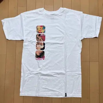 HUF 화이트 T셔츠 그래픽 프린트
