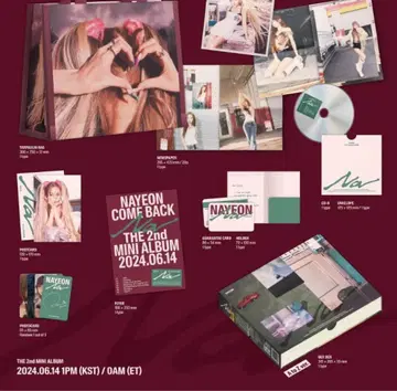 NAYEON 2nd Mini Album + 특전 세트