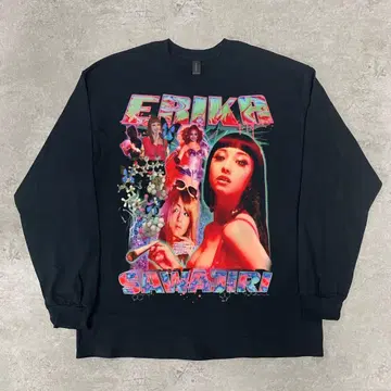 사와지리 에리카 랩티 [ XL 사이즈 ] 긴팔 블랙