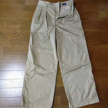 SHIPS 2턱 와이드 치노 팬츠
