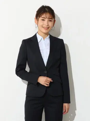 최강 수트 스트레치 자켓 팬츠 스트라이프 네이비