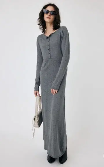 MOUSSY POINTELLE 맥시 드레스 원피스