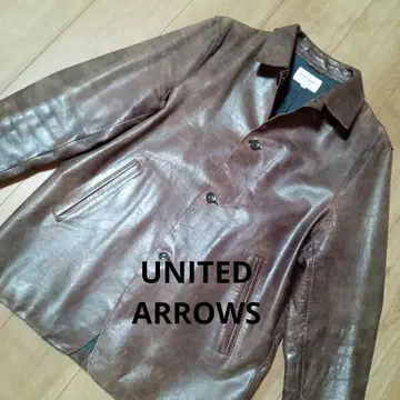 UNITED ARROWS 블루 라벨 가죽 자켓, 코트