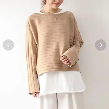 미사용 택 포함 스픽 앤 스팬 코튼 탄력 풀오버