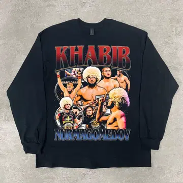 하빕 누르마고메도프 UFC MMA [ L 사이즈 ] 긴팔 블랙