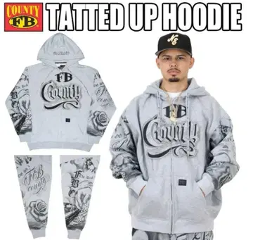 FB COUNTY TATTED UP 후디 & 스웨트팬츠
