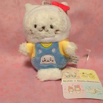 시로탄 x 헬로키티 한정판 봉제 인형 키링