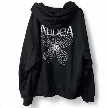 AubeA 블랙 긴팔 후드티 블랙 L