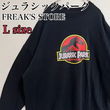 [ L 사이즈 ] FREAK'S STORE 쥬라기 공원 맨투맨 블랙