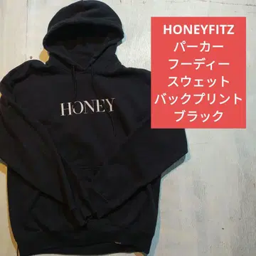 W1075 HONEY FITZ 허니피츠 풀오버 블랙 후드티