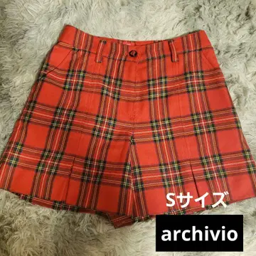[ archivio ] 골프 숏 큐롯 비쥬 부착 팬츠 36