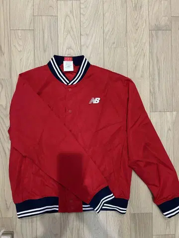 new balance 레드 나일론 자켓 L