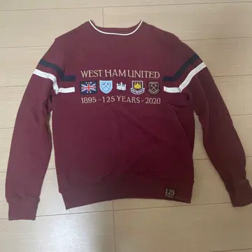 웨스트햄 UNITED 125주년 기념 맨투맨 S