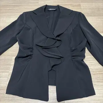 블랙 프릴 디자인 포멀 세레모니 수트 셋업 L 사이즈 새상품급