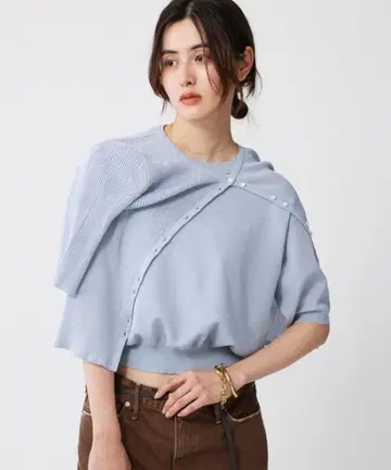 BABYLONE 샤이니 5부 소매 가디건