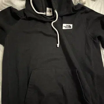 THE NORTH FACE 블랙 후드 부착 후드티